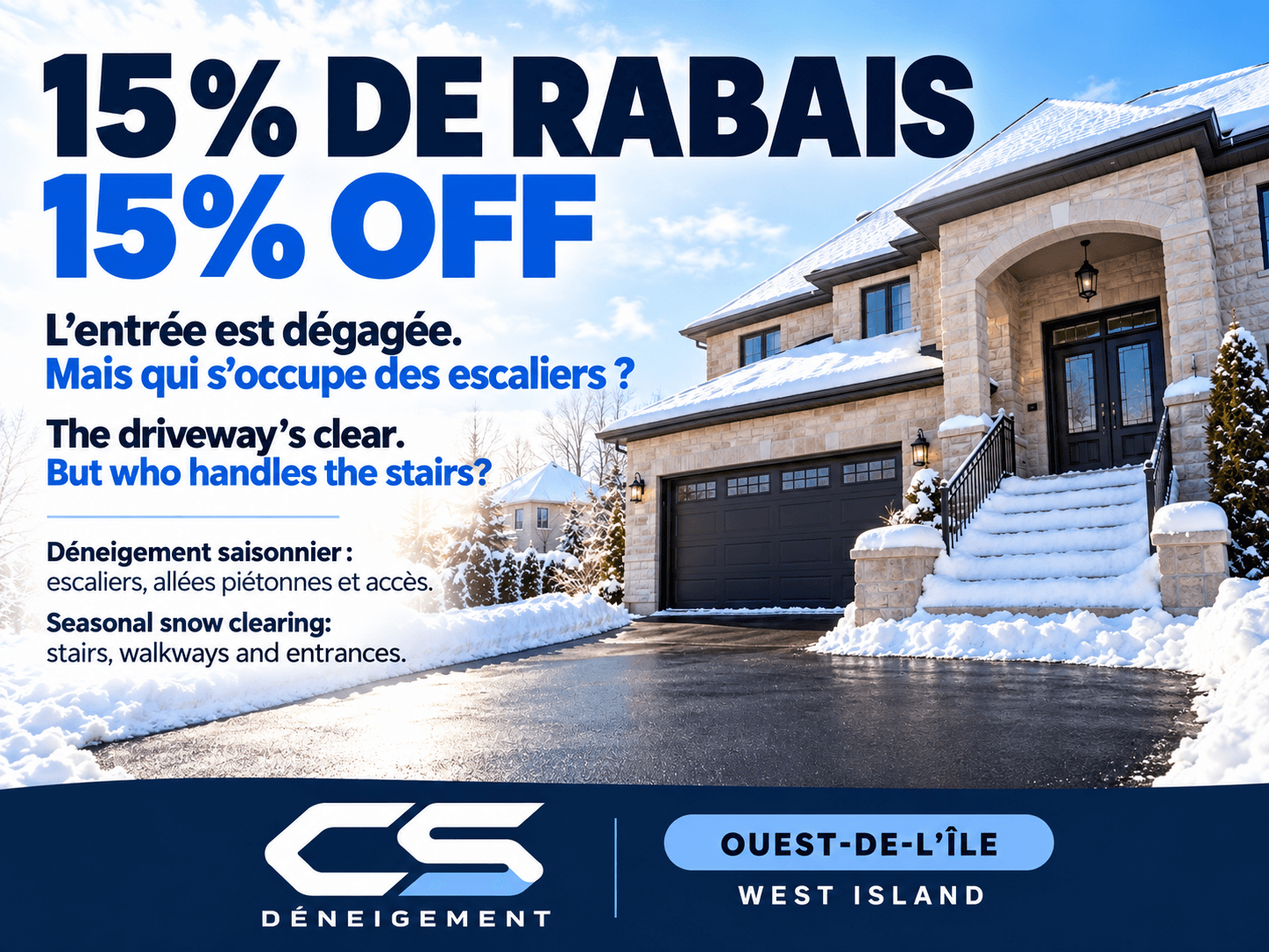 15% de rabais