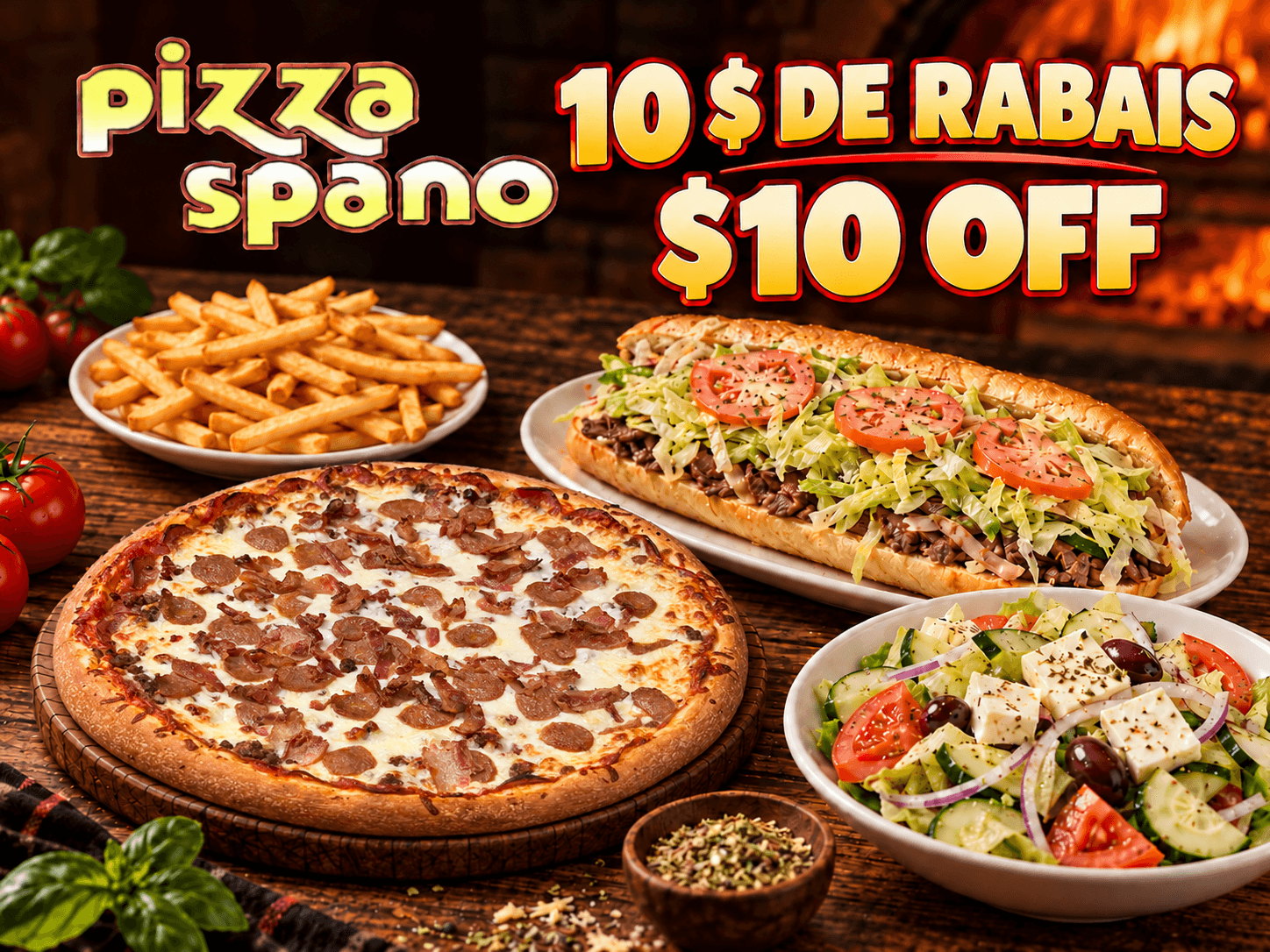 10$ De rabais